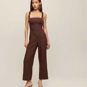 REFORMATION LINEN JUMPSUIT - NWT